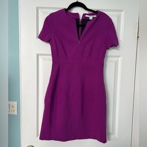 Diane Von Furstenberg magenta dress